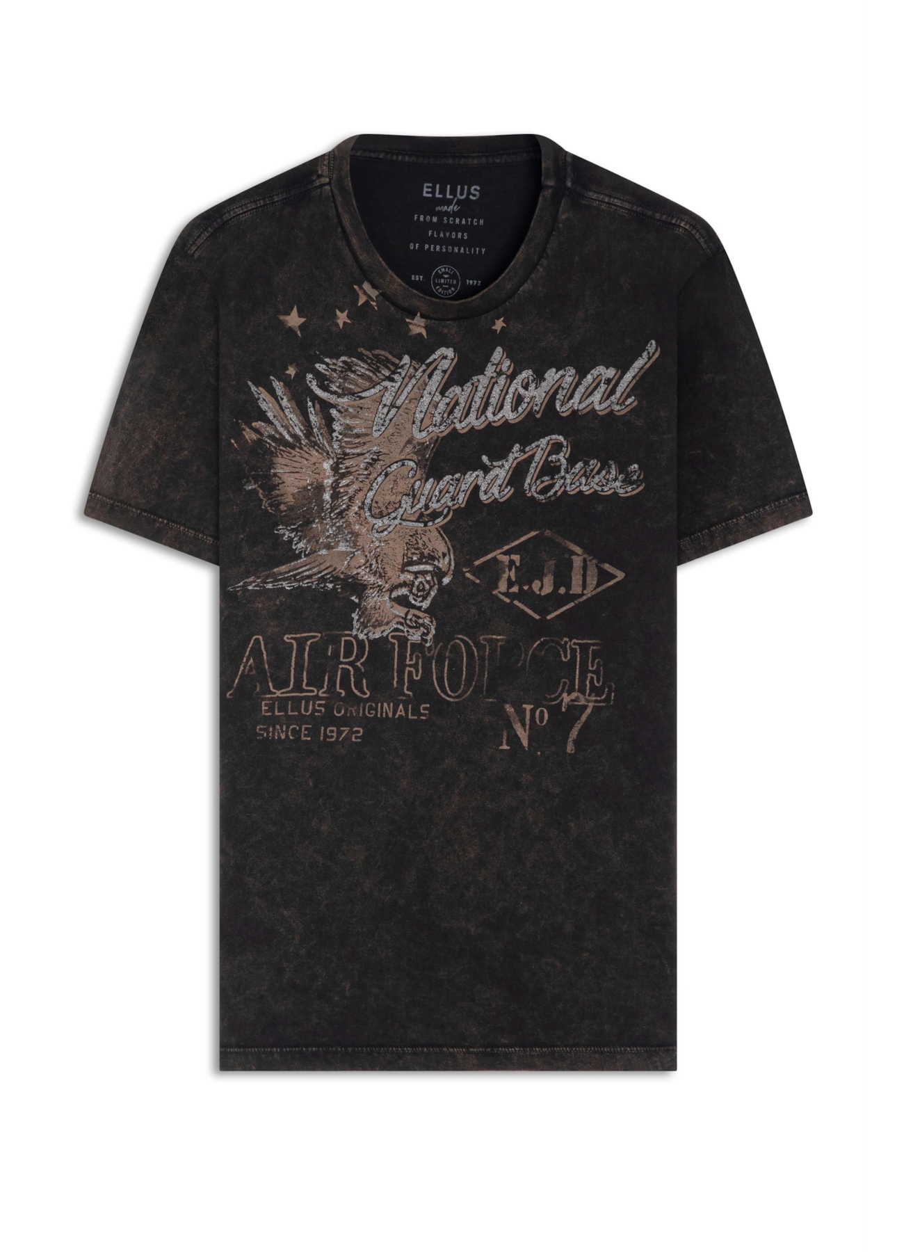 T-Shirt Marble National Guard Classic Dark Brown