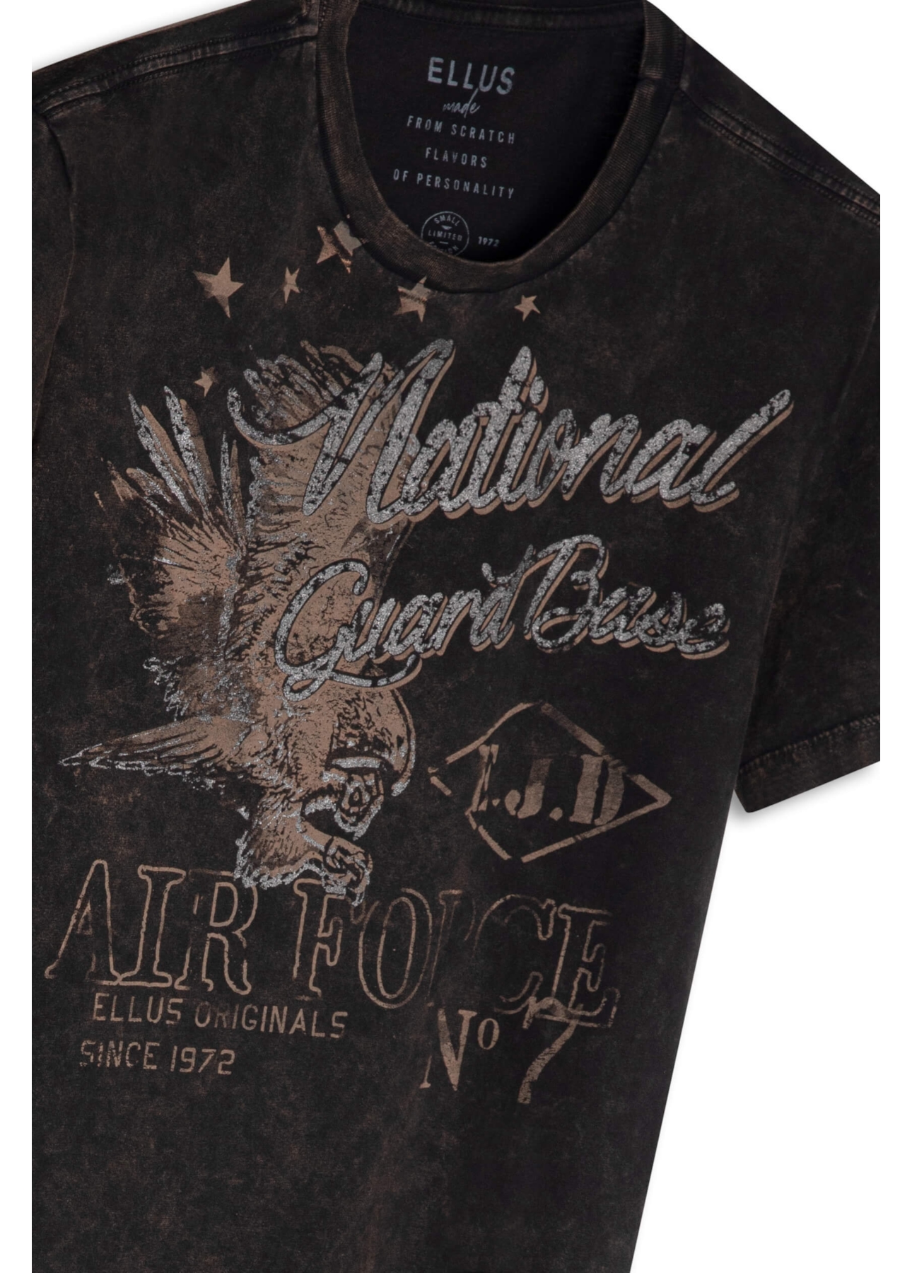 T-Shirt Marble National Guard Classic Dark Brown