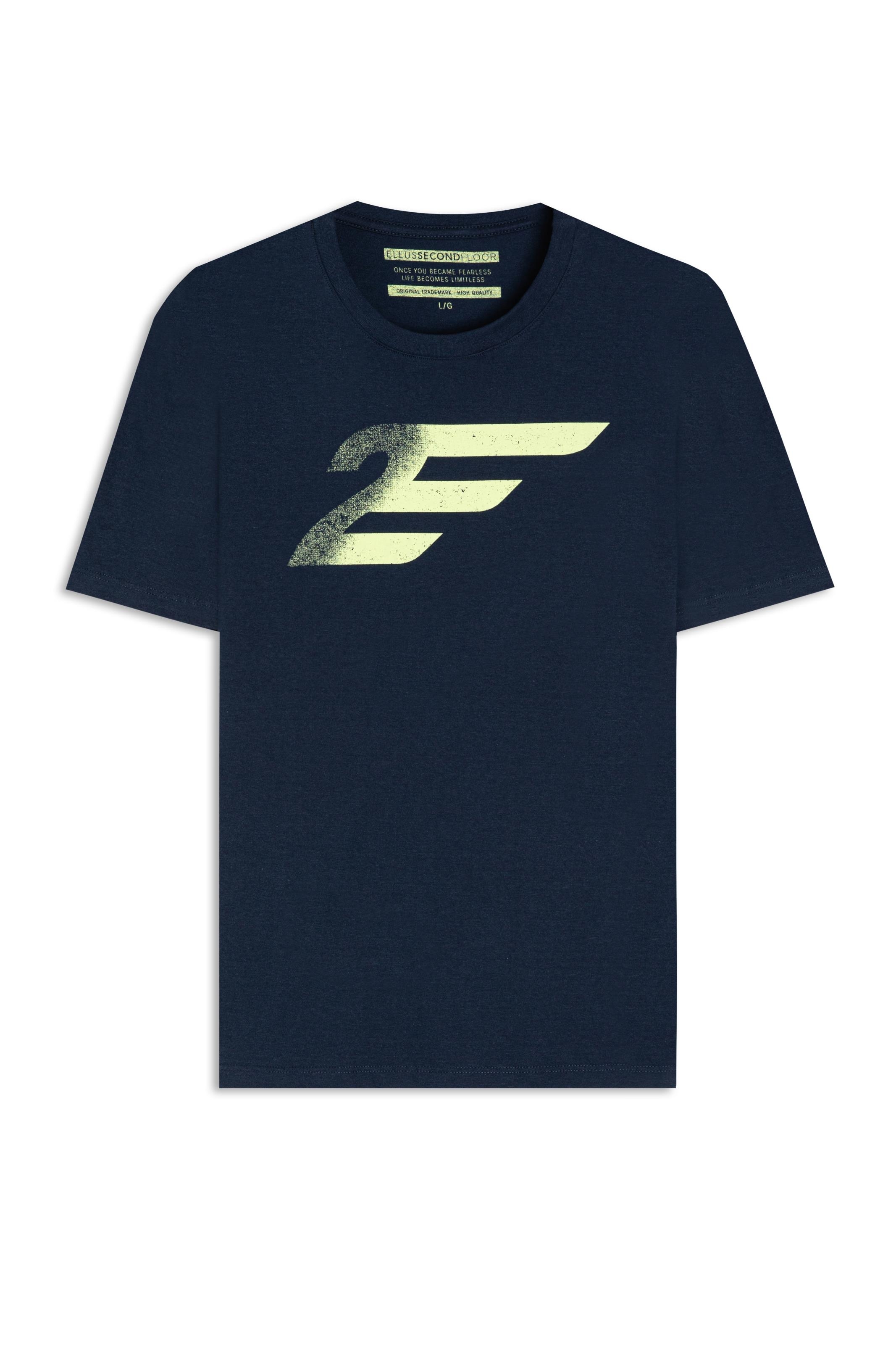 T-Shirt 2nd Floor Graffiti Classic Dark Navy