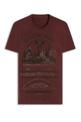 T-Shirt Melange Dead Or Alive Bordo Mescla