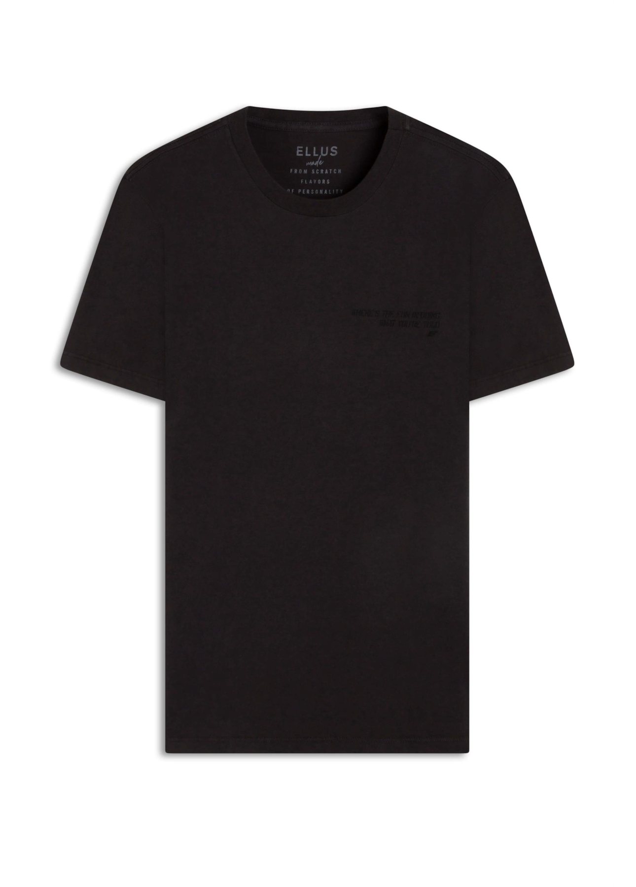 T-Shirt Melange Wheres The Fun Chumbo Mescla
