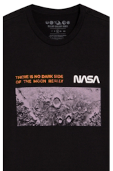 T-Shirt Moon Nasa Preto
