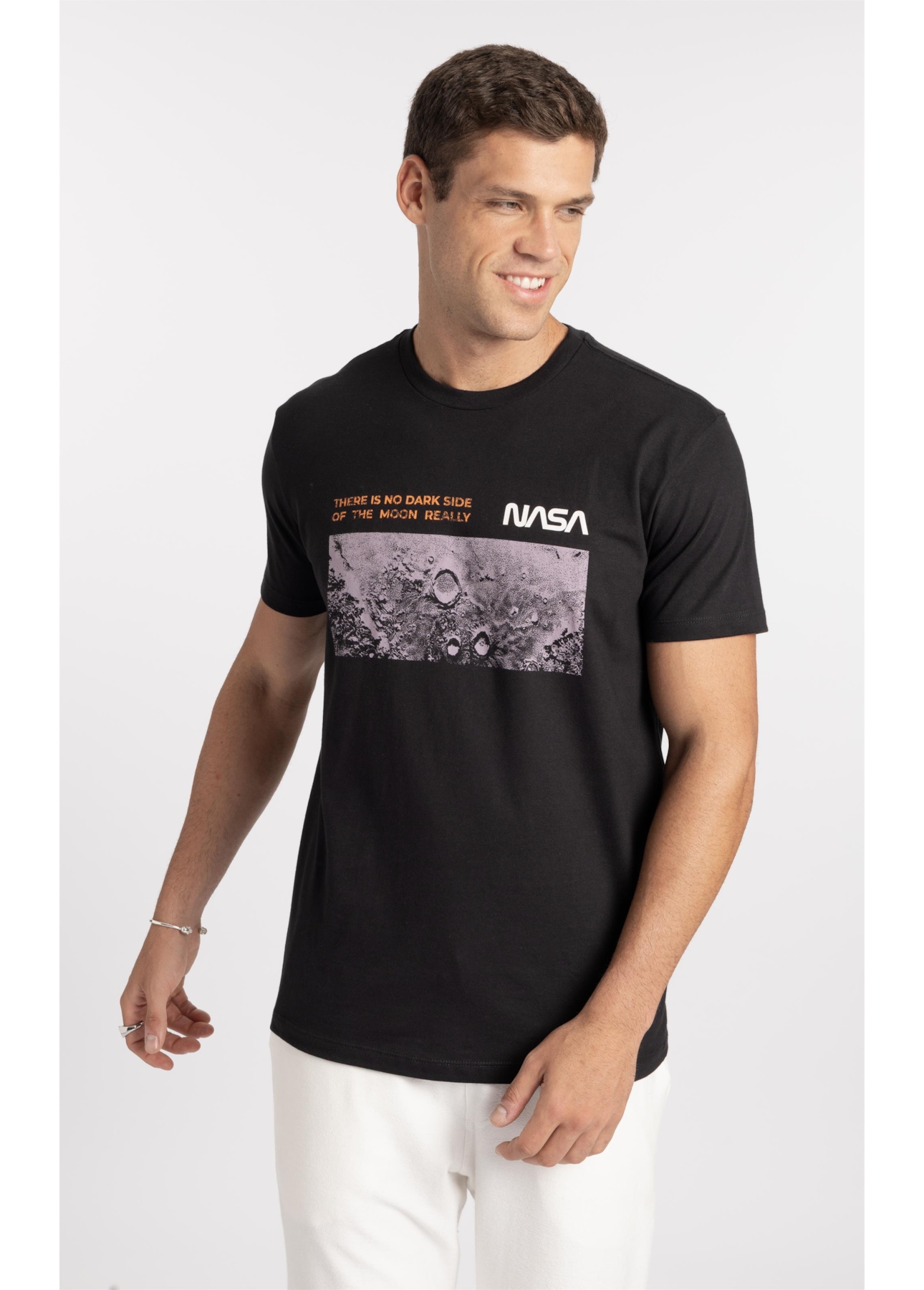 T-Shirt Moon Nasa Preto