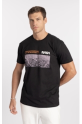 T-Shirt Moon Nasa Preto