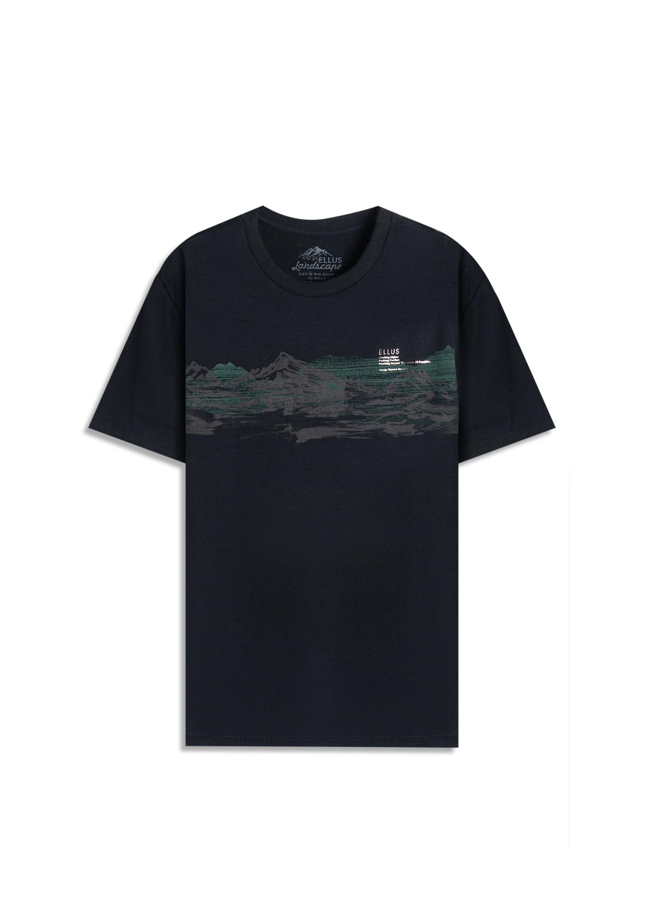 T-Shirt Mountain Range Classic Preto