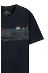 T-Shirt Mountain Range Classic Preto