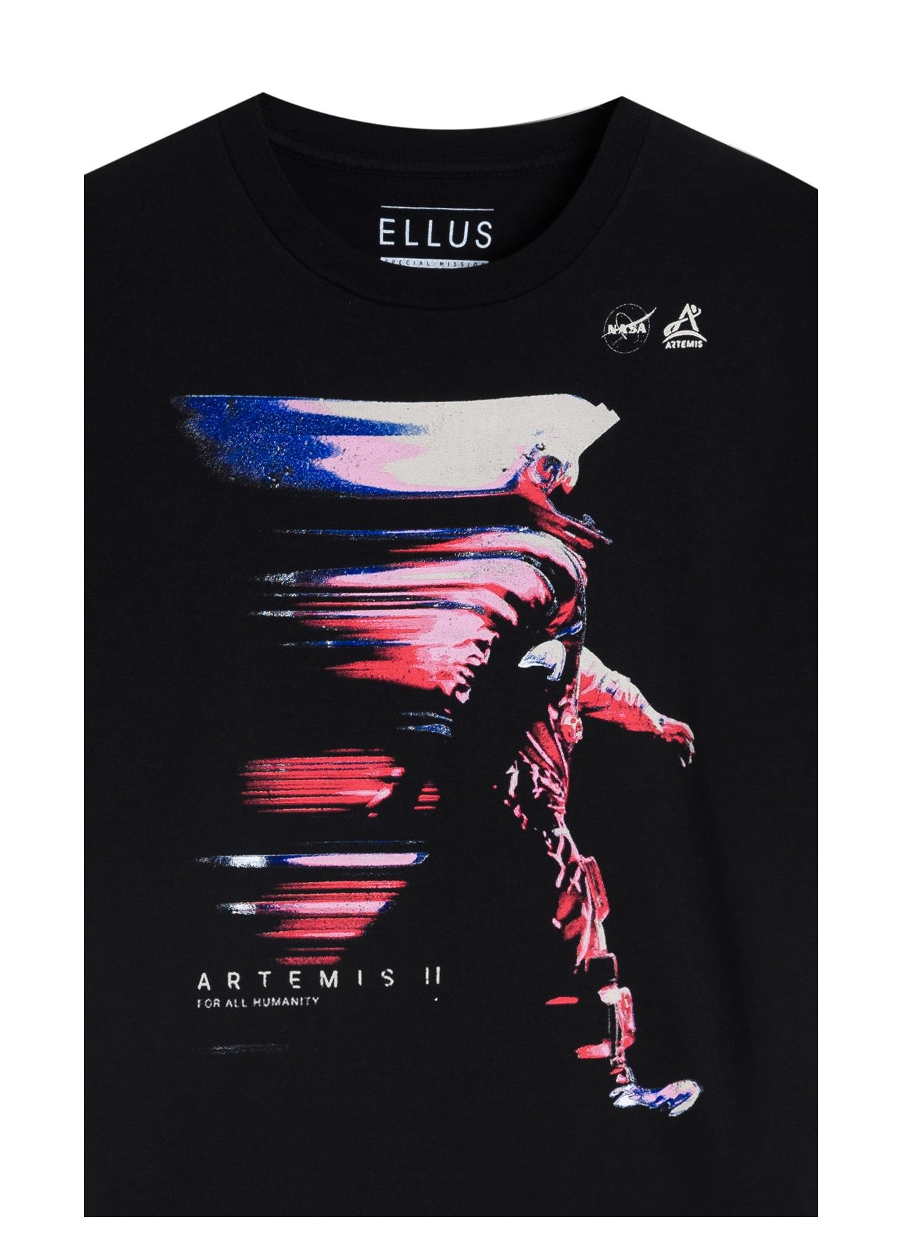 T-Shirt Nasa Artemis Preto