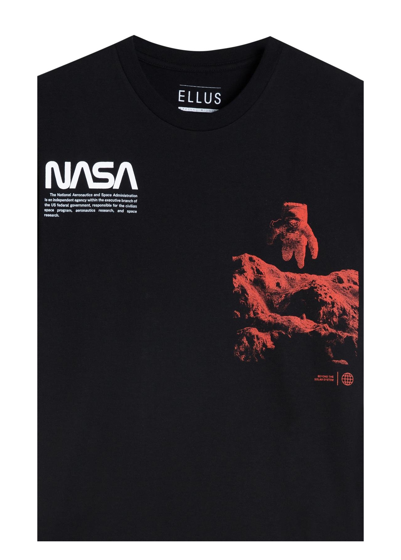 T-Shirt Nasa Astronaut Preto