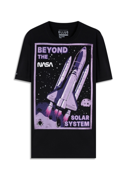 T-Shirt Nasa Beyond Preto