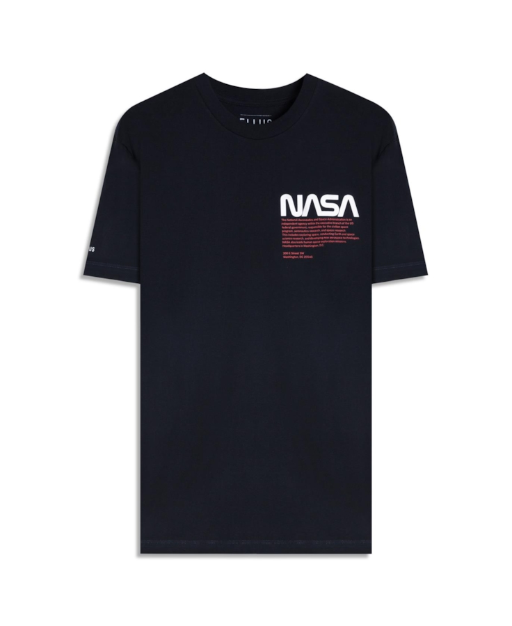 T-Shirt Nasa Worm Dark Navy
