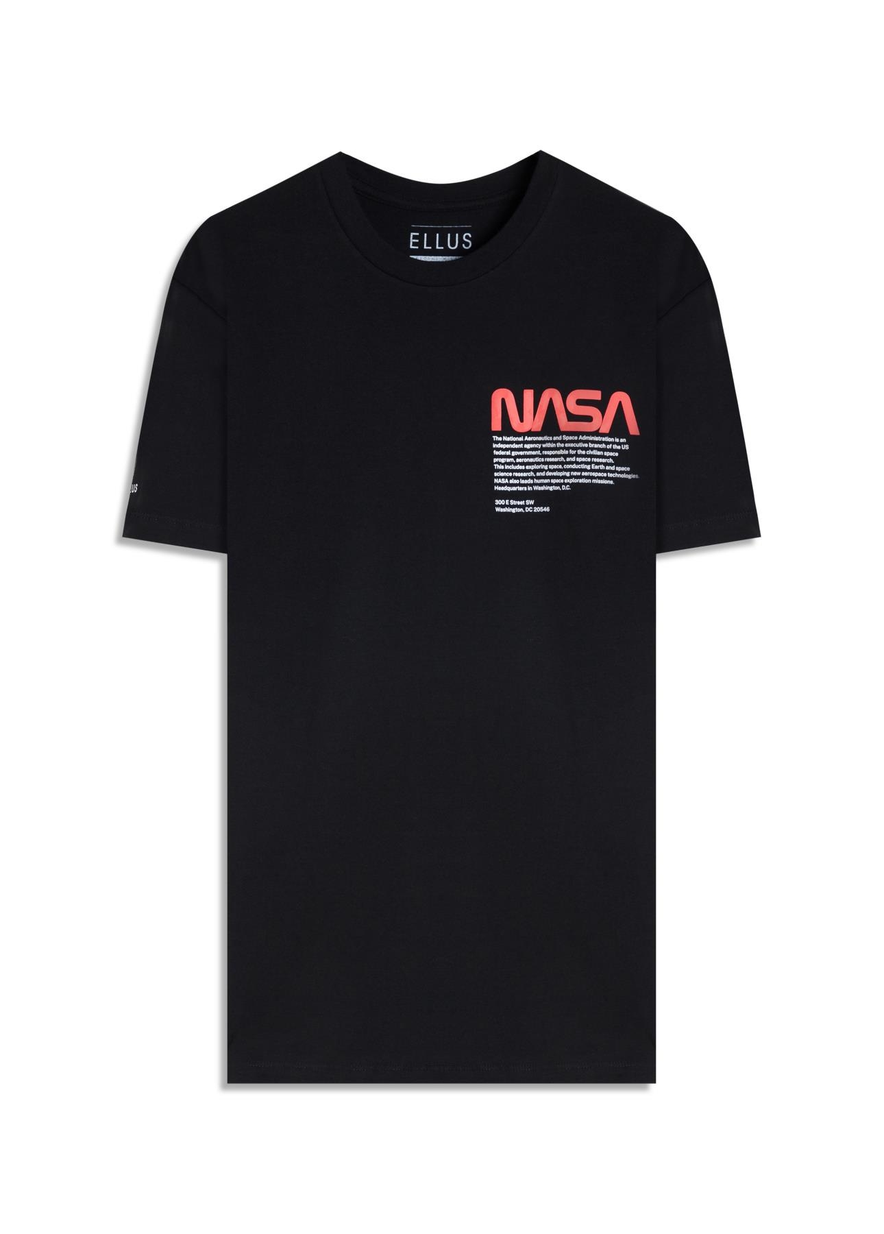 T-Shirt Nasa Worm Preto