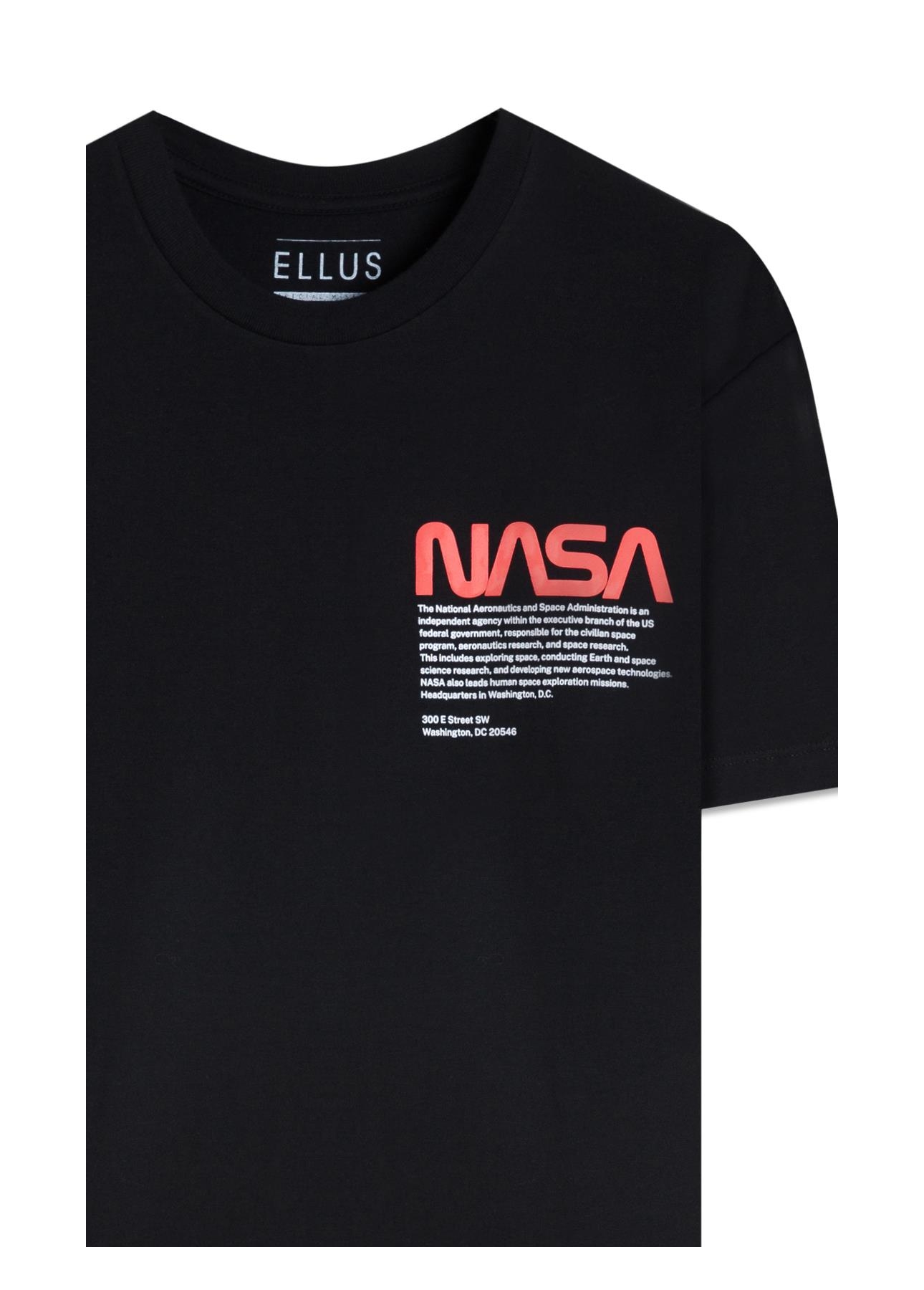 T-Shirt Nasa Worm Preto