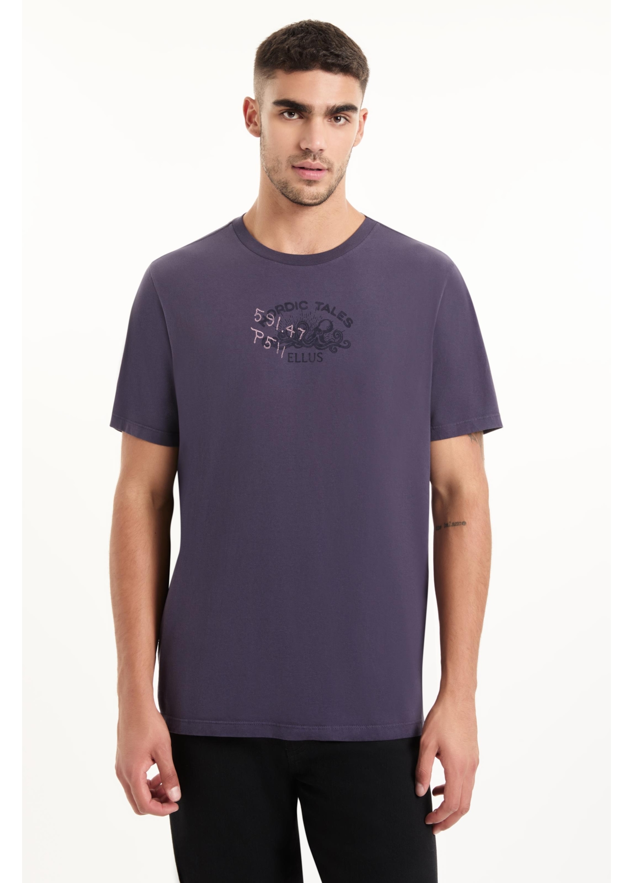 T-Shirt Nordic Tales Classic Purple Blue