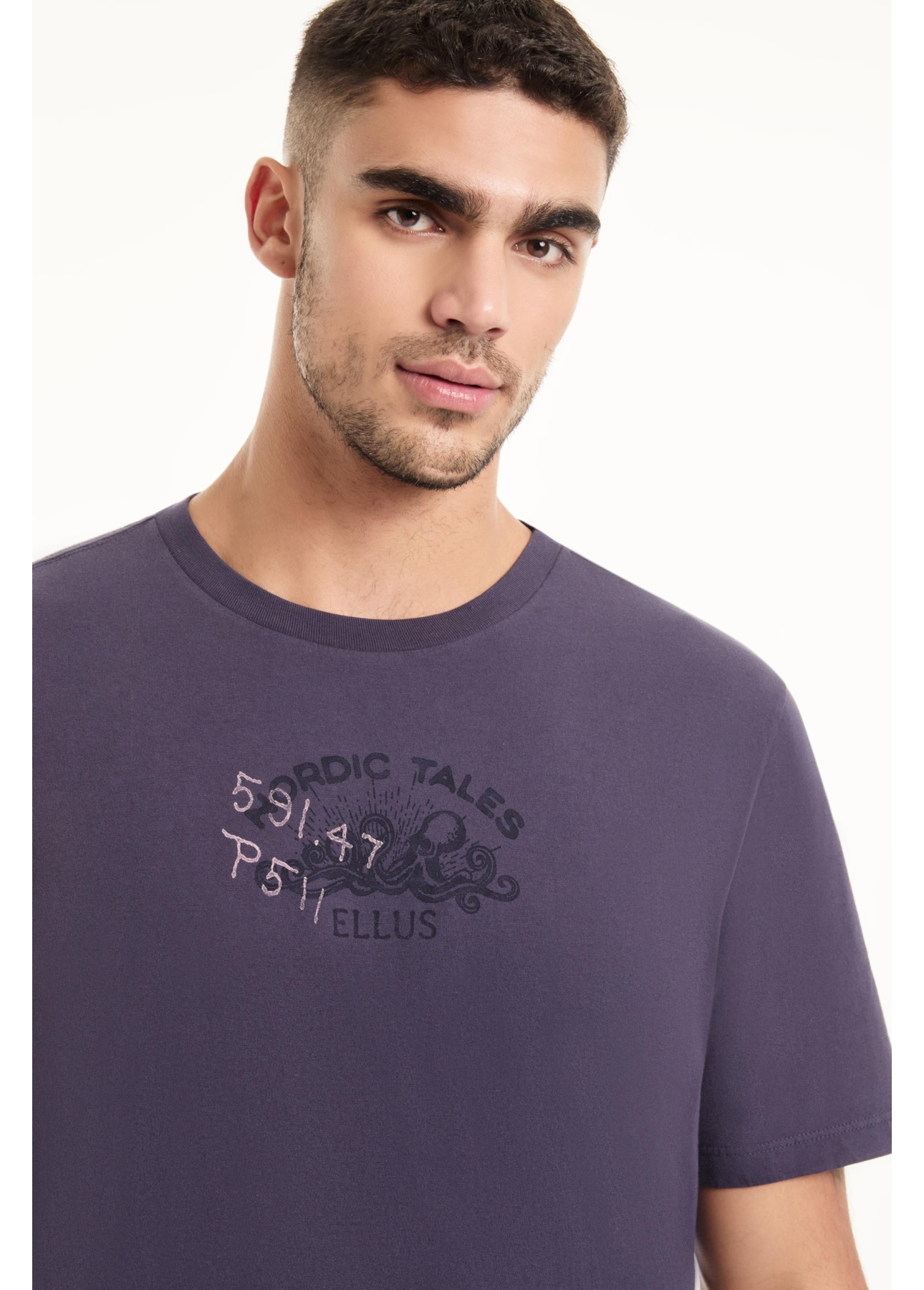 T-Shirt Nordic Tales Classic Purple Blue