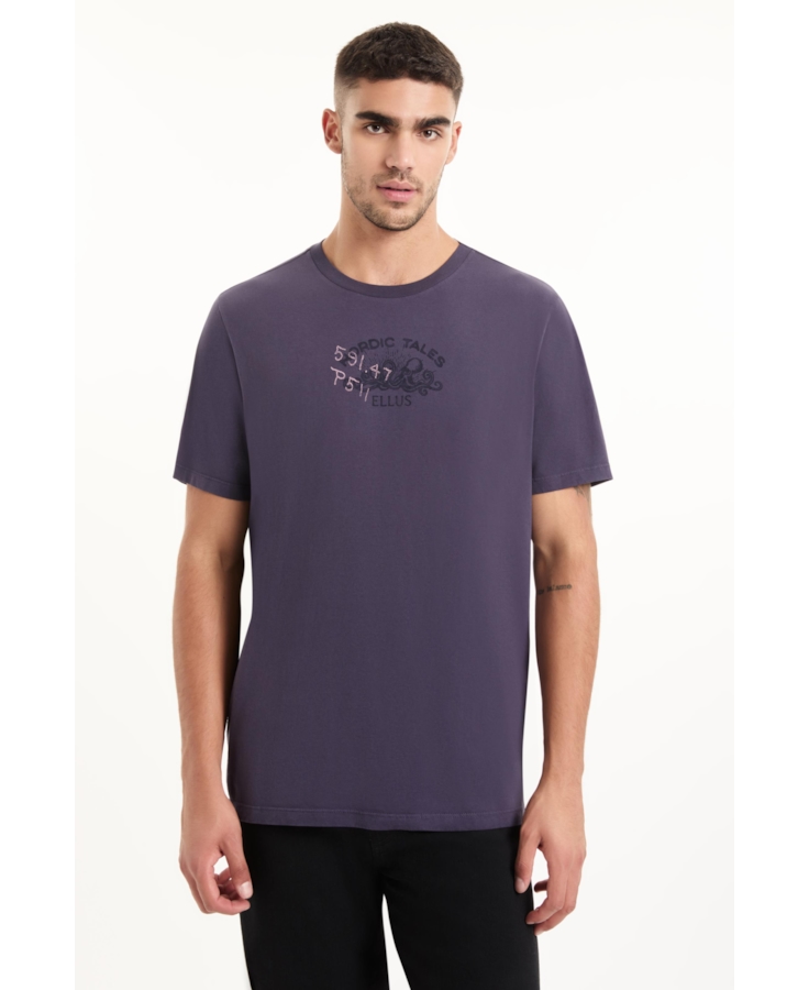 T-Shirt Nordic Tales Classic Purple Blue