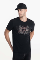 T-Shirt Old School Classic Preto