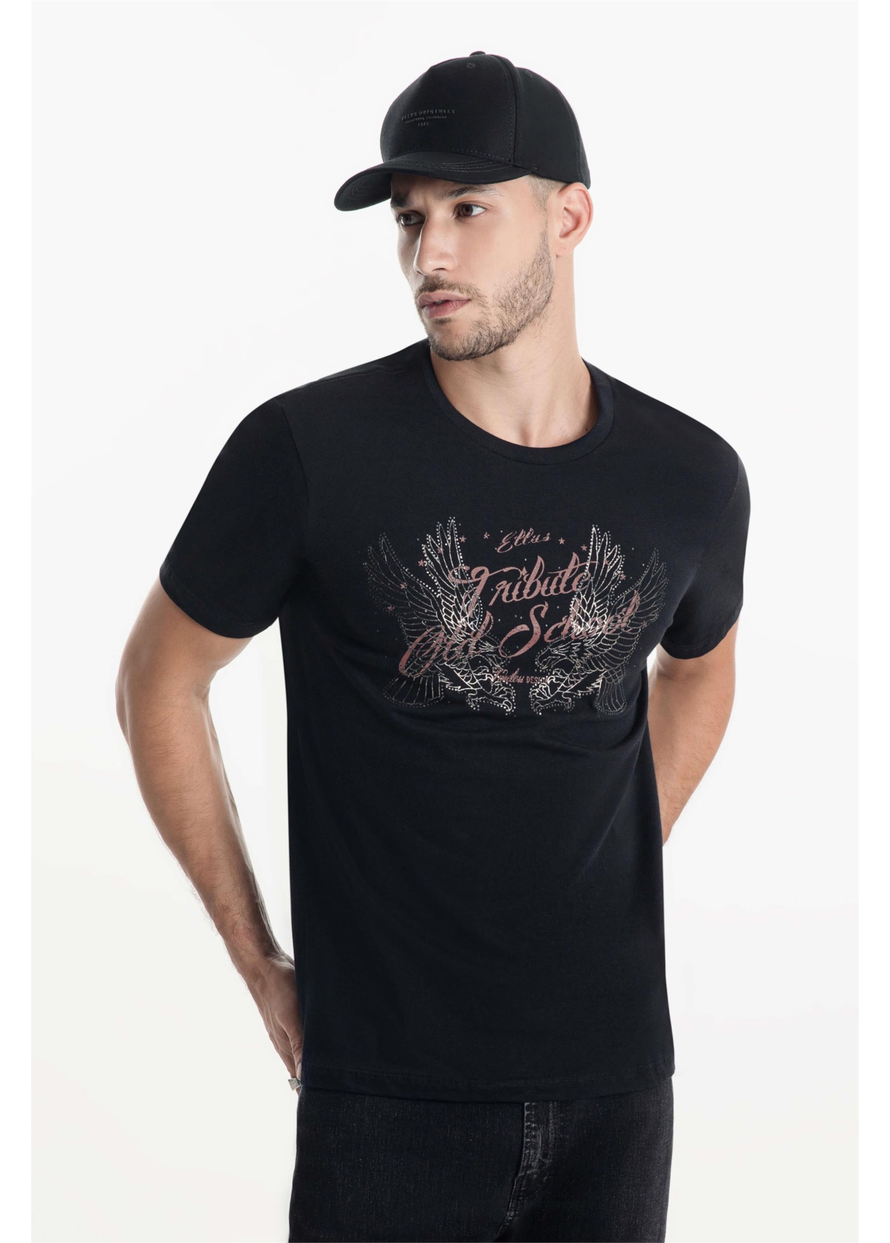 T-Shirt Old School Classic Preto