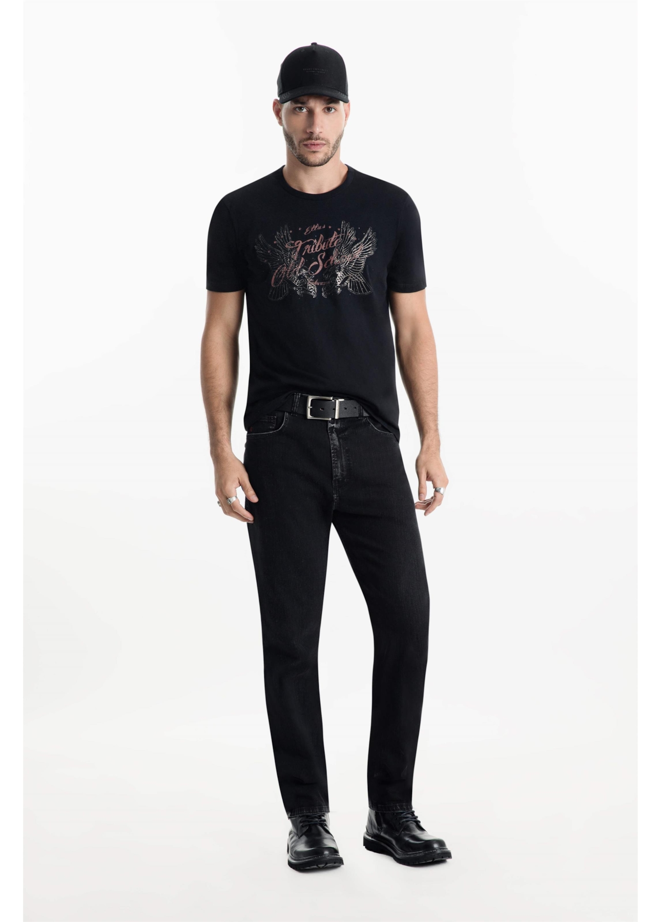 T-Shirt Old School Classic Preto