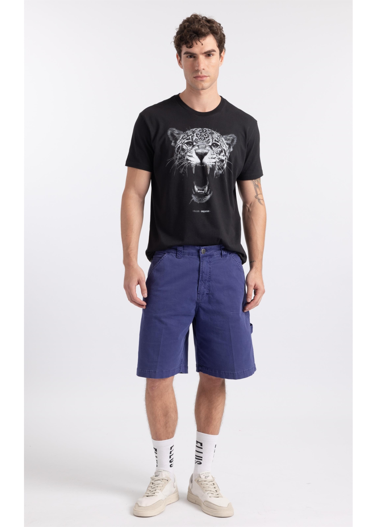 T-Shirt Onçafari Dentes Classic Preto