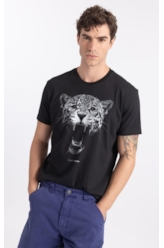 T-Shirt Onçafari Dentes Classic Preto