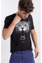 T-Shirt Onçafari Dentes Classic Preto
