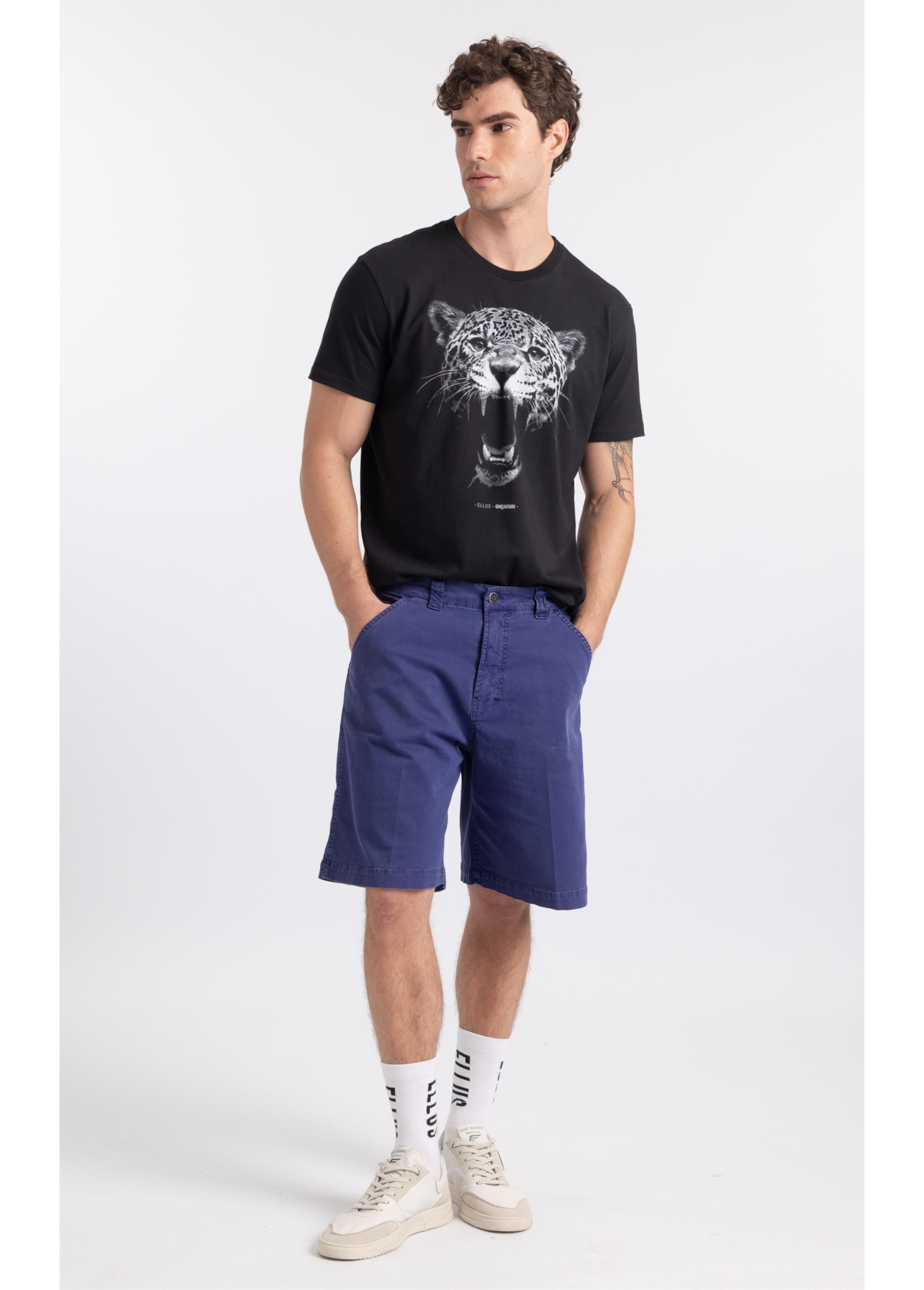 T-Shirt Onçafari Dentes Classic Preto