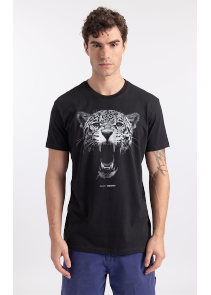 T-Shirt Onçafari Dentes Classic Preto