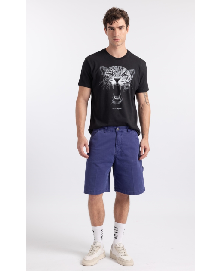 T-Shirt Onçafari Dentes Classic Preto