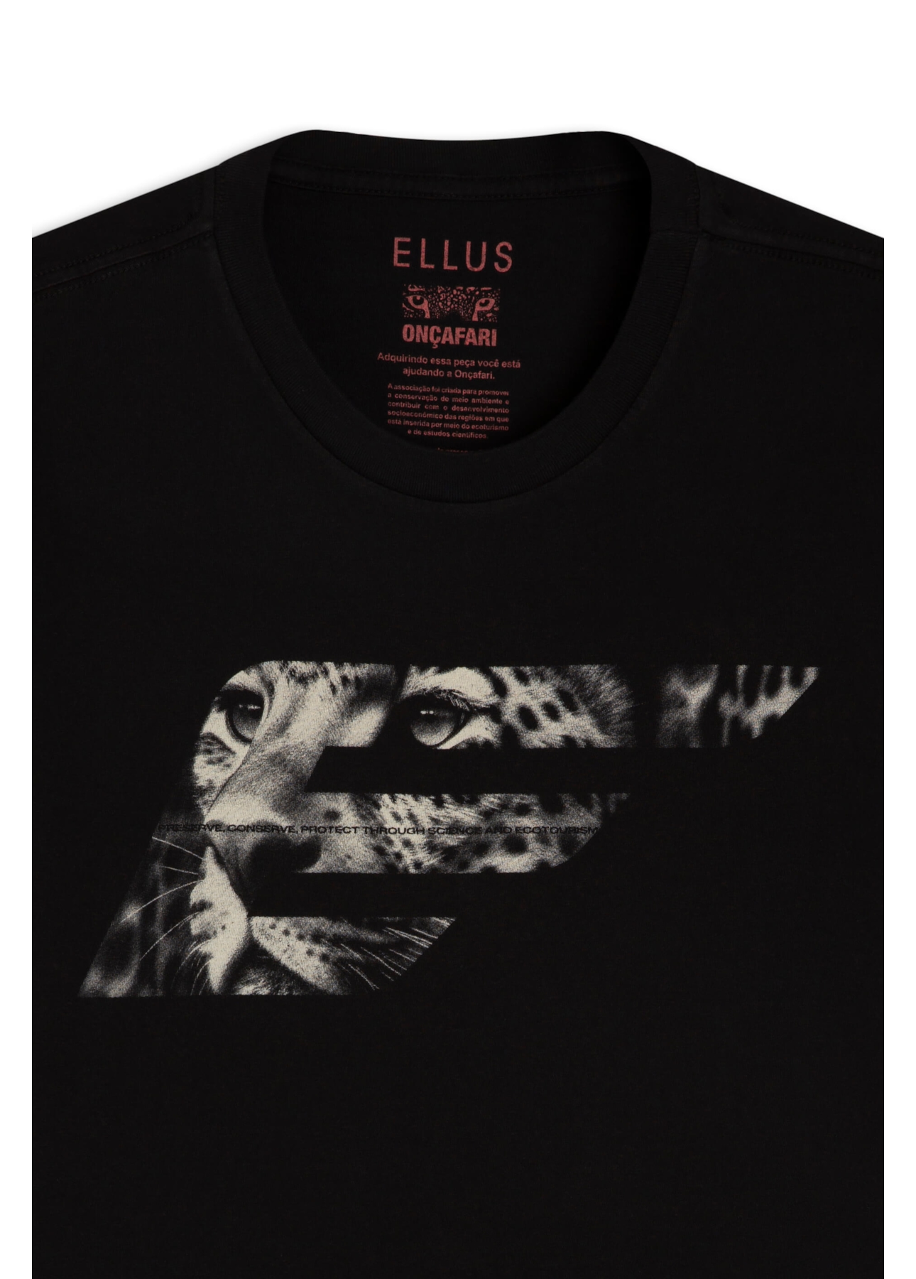 T-Shirt Onçafari Easa Classic Preto