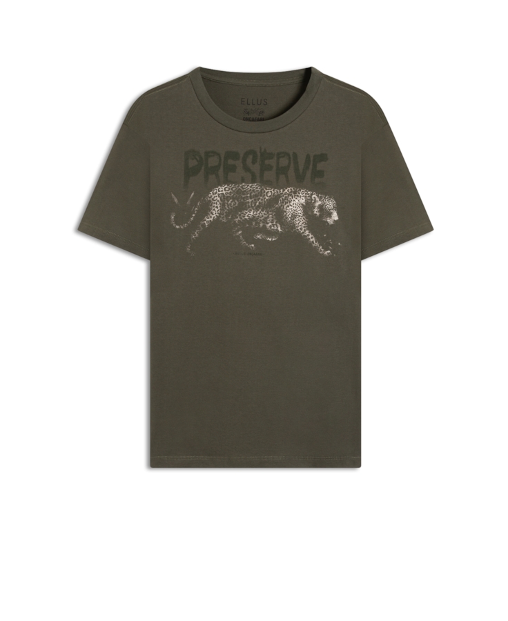 T-Shirt Onçafari Preserve Classic Floresta