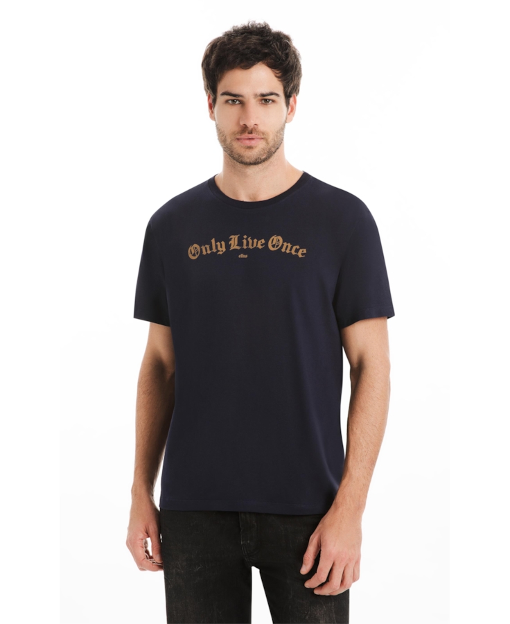 T-Shirt Only Live Once Dark Navy