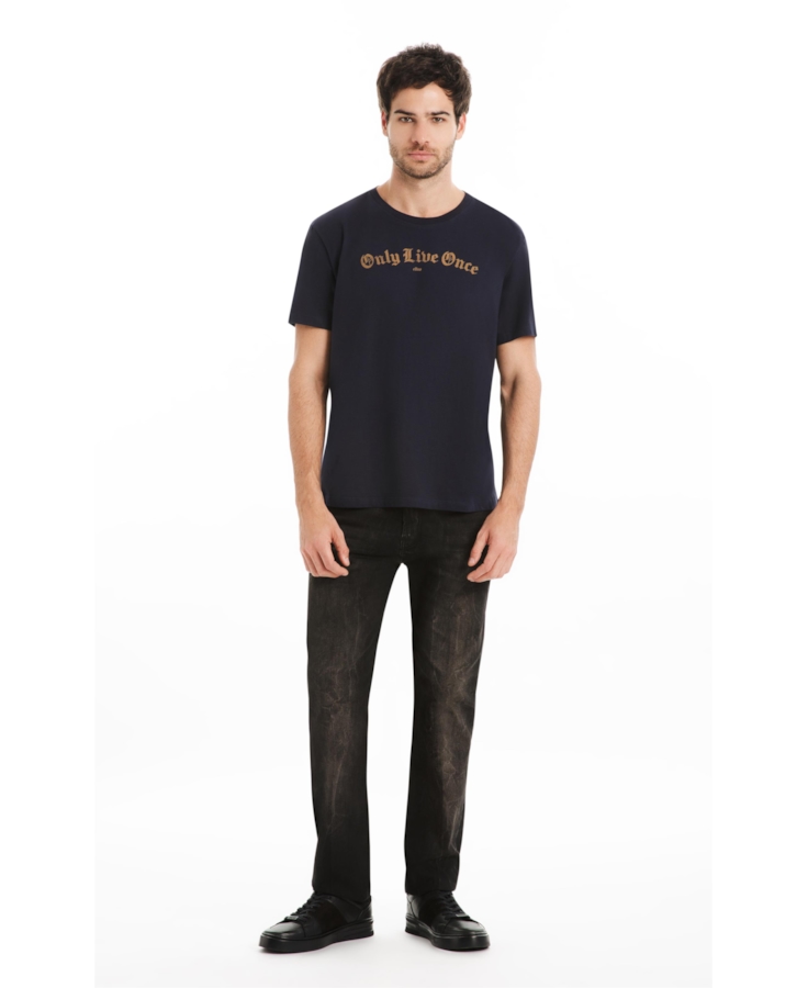 T-Shirt Only Live Once Dark Navy