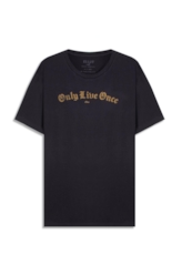 T-Shirt Only Live Once Dark Navy