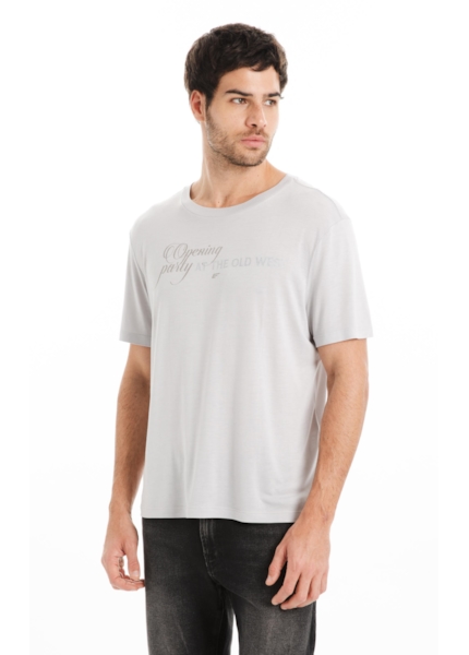 T-Shirt Opening Party Classic Azul Seco