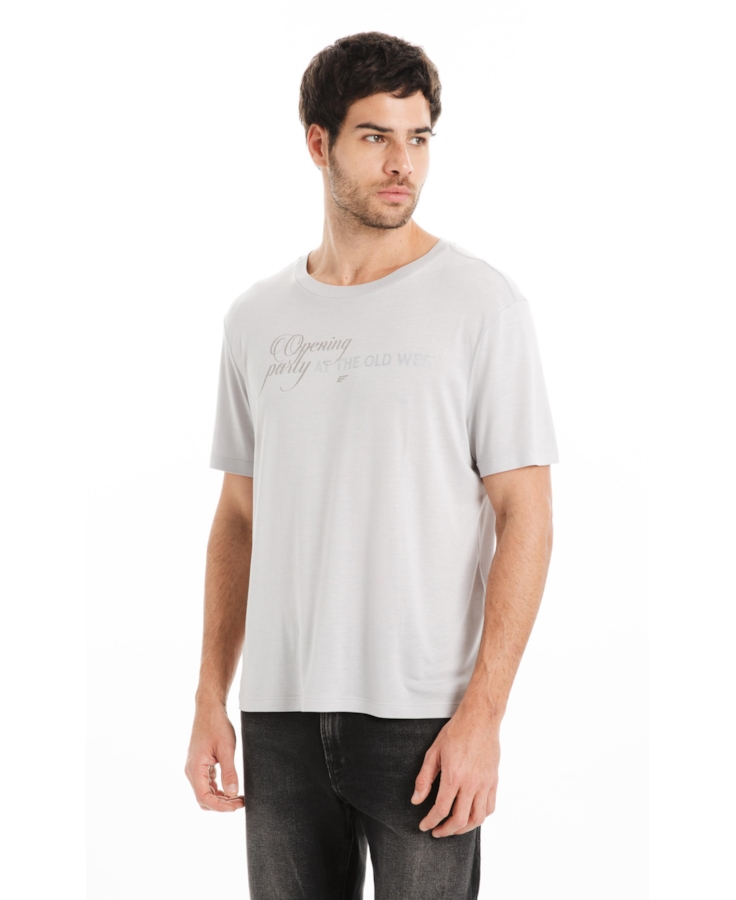 T-Shirt Opening Party Classic Azul Seco