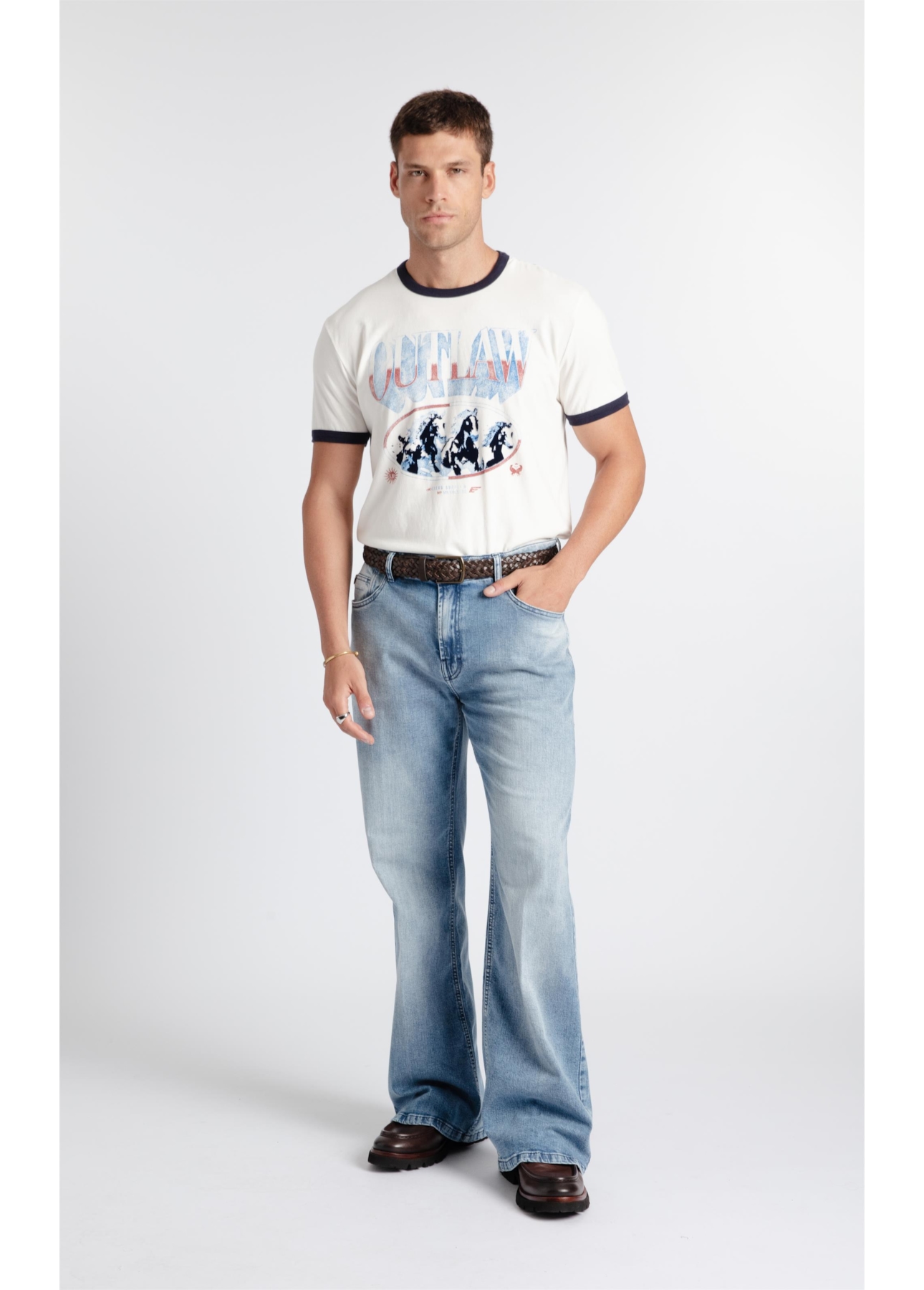 T-Shirt Outlaw Off White