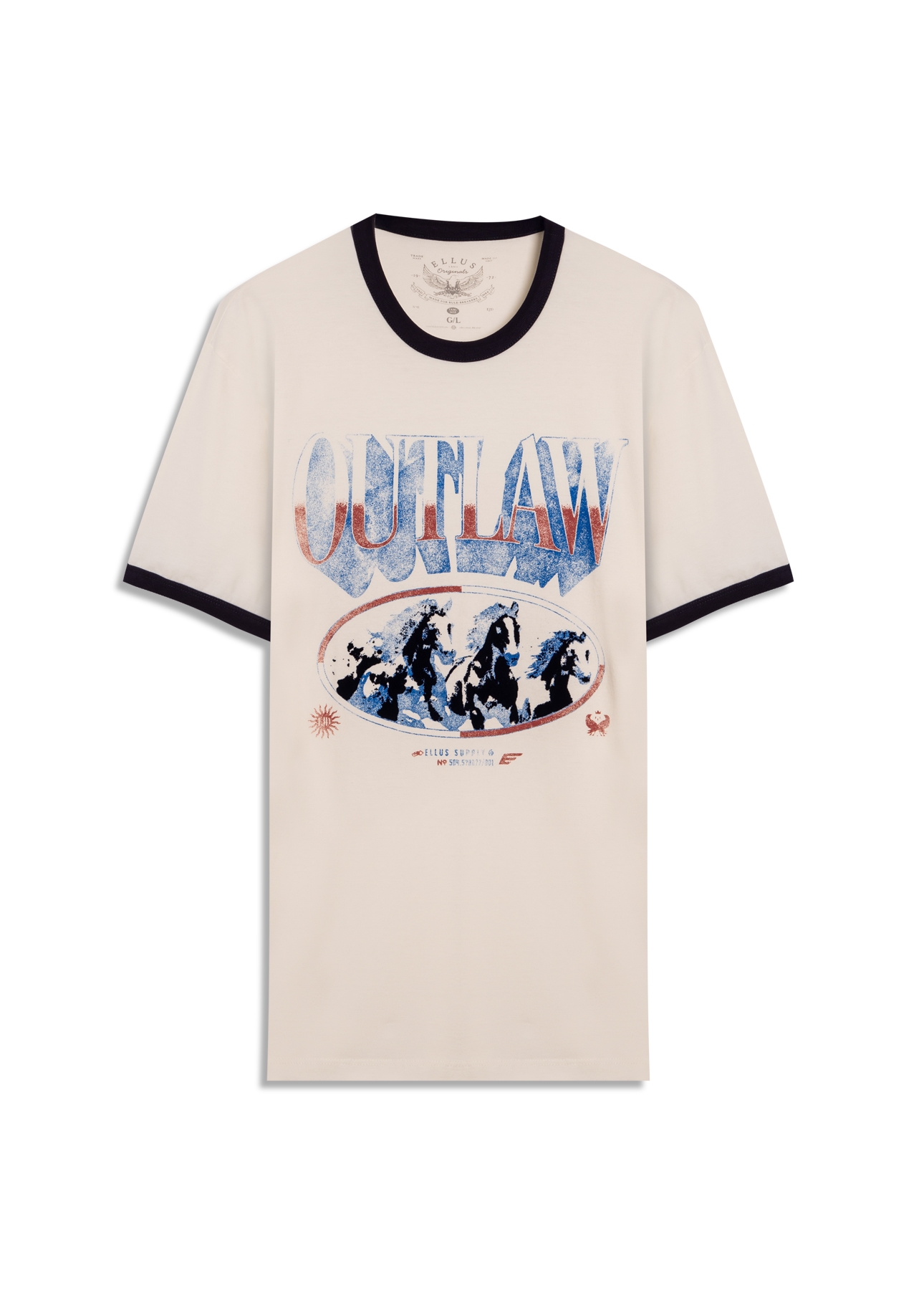 T-Shirt Outlaw Off White