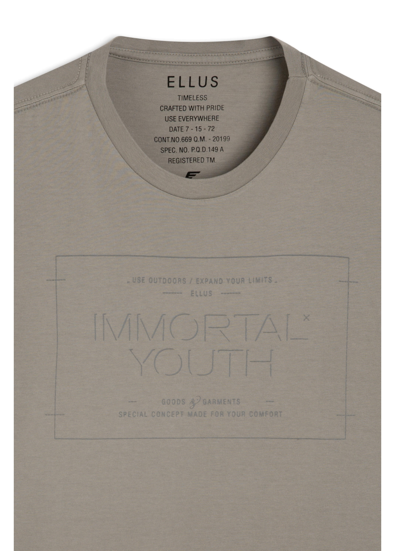 T-Shirt Outline Immortal Hemp