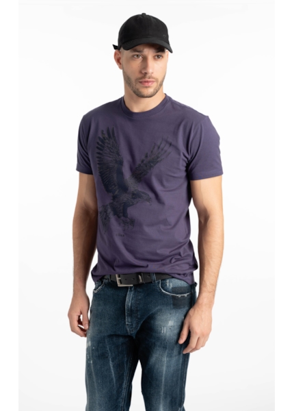 T-Shirt Outline Purple Blue