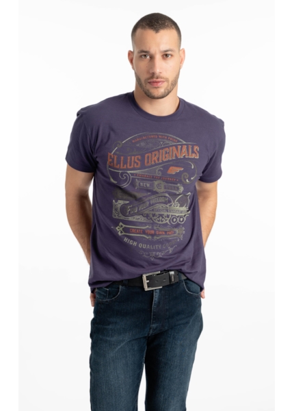 T-Shirt Own Path Purple Blue