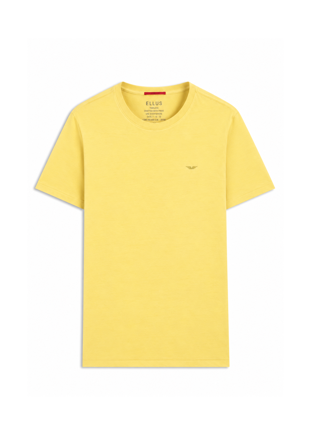 T-Shirt Pima Easa Mirror Amarelo