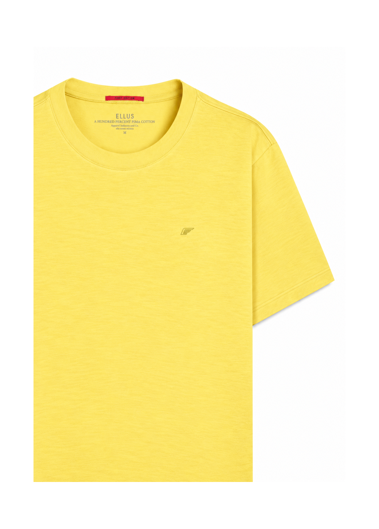T-Shirt Pima Easa Mirror Amarelo