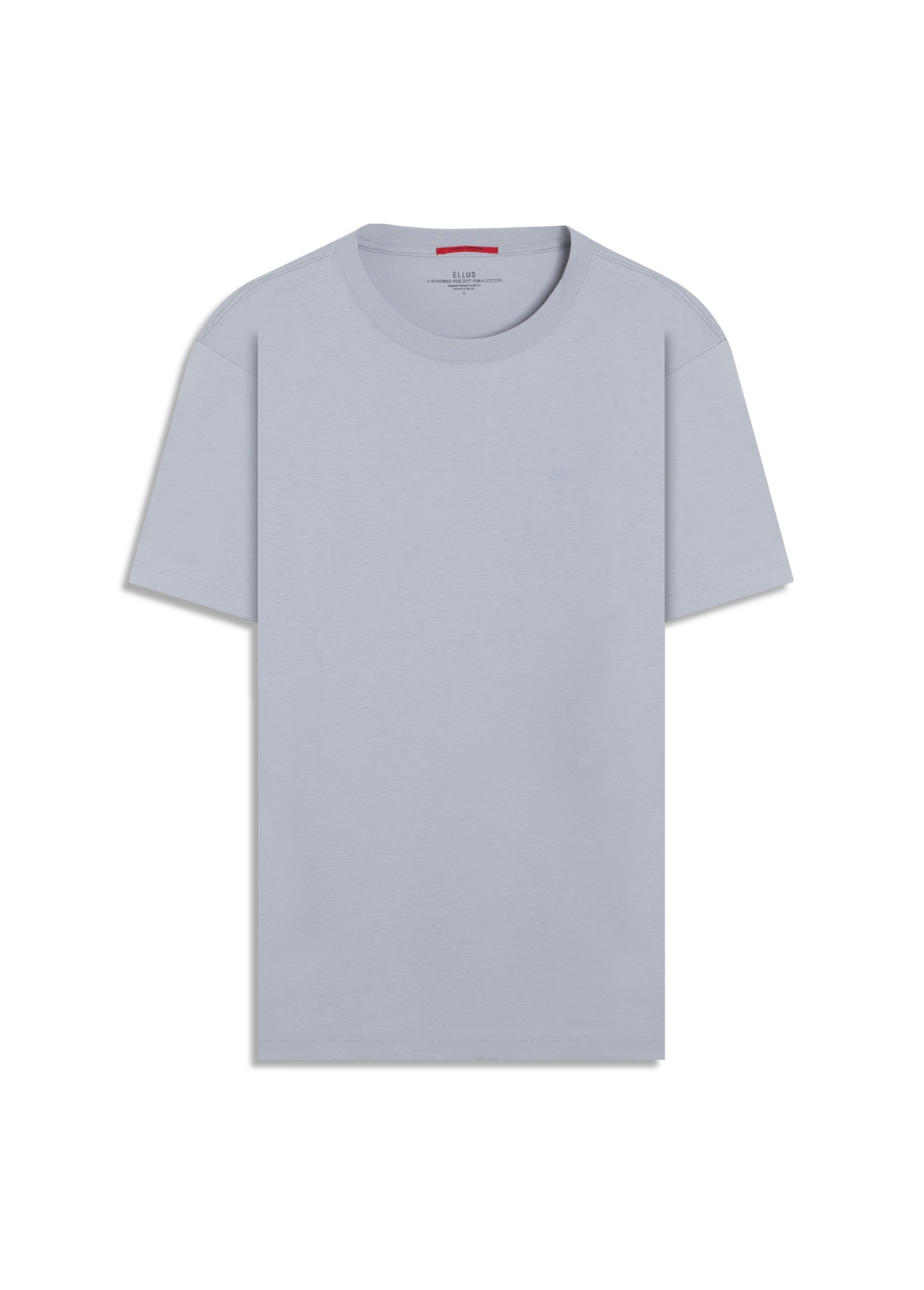 T-Shirt Pima Easa Mirror Azul Seco