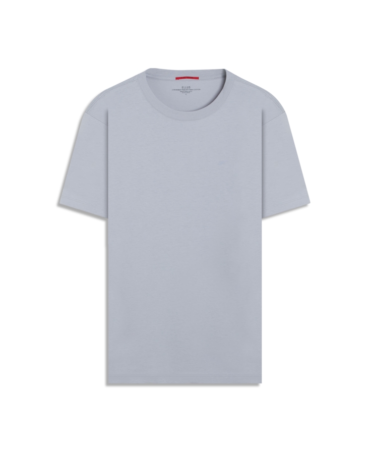 T-Shirt Pima Easa Mirror Azul Seco