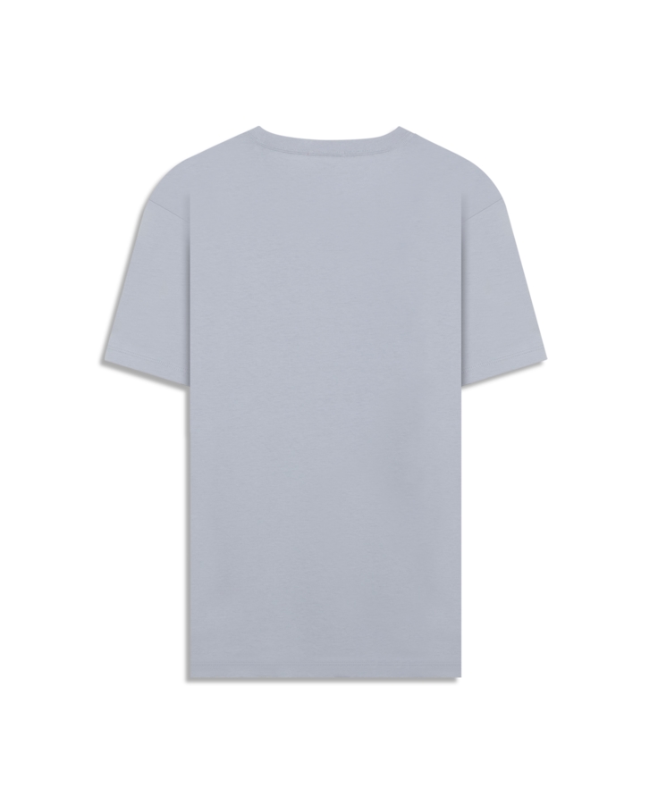 T-Shirt Pima Easa Mirror Azul Seco