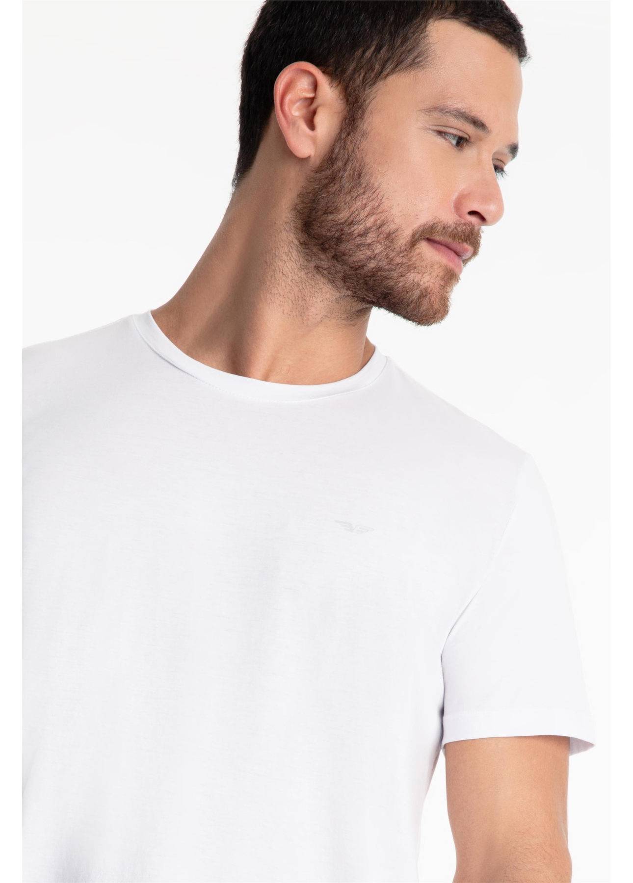 T-Shirt Pima Easa Mirror Branco
