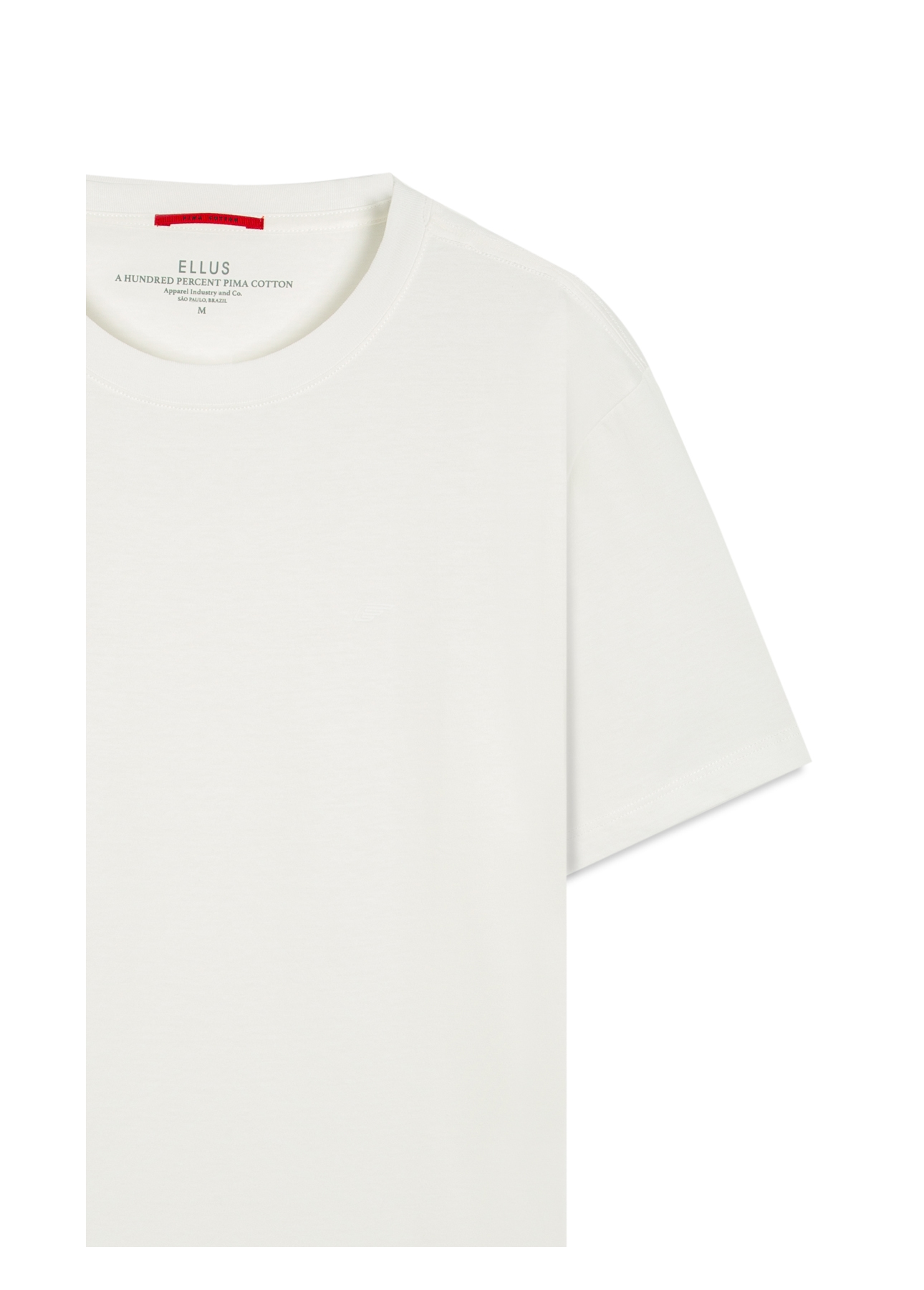 T-Shirt Pima Easa Mirror Branco