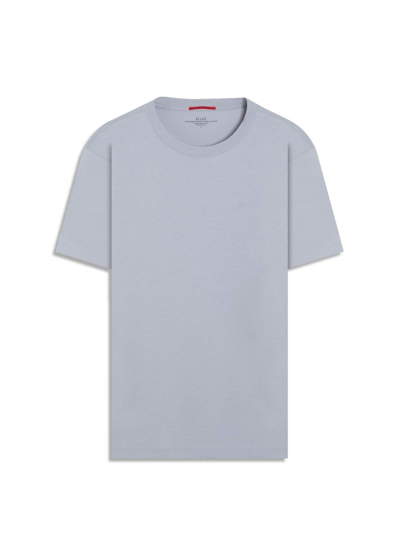 T-Shirt Pima Easa Mirror Classic Azul Seco