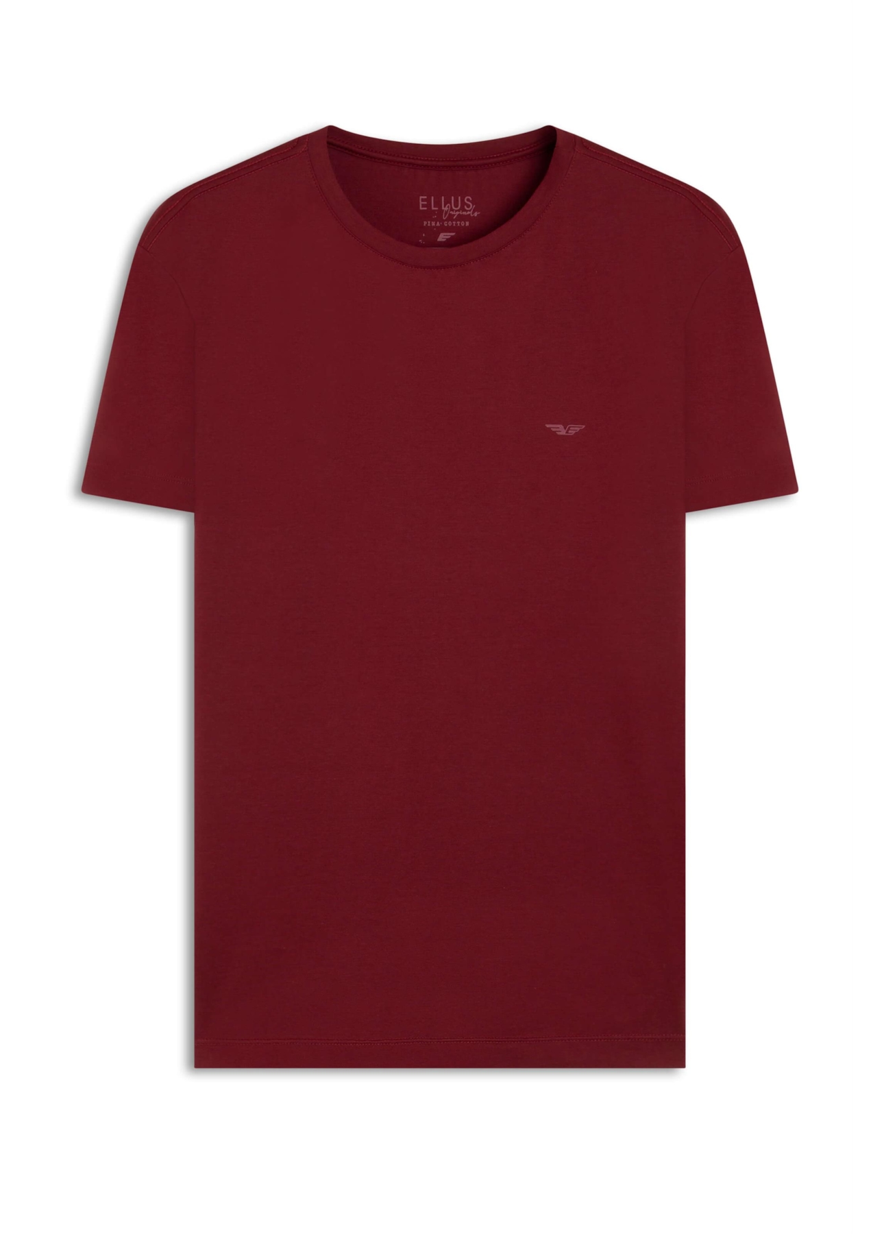T-Shirt Pima Easa Mirror Classic Bordeaux