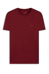 T-Shirt Pima Easa Mirror Classic Bordeaux